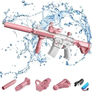 Electric Water Gun with Large Capacity for Summer Fun, Rechargeable USB Powered Toy for Pool & Beach Parties, Ideal Gift for Kids & Adults