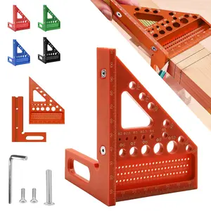 Multifunctional Woodworking Angle Adjustment Ruler, Measuring, Positioning, Drilling, Marking, Essential Tool for Beginners