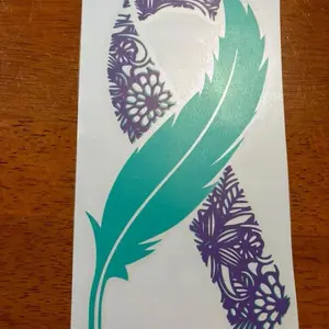 Suicide Awareness Flower Ribbon