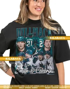 WillMack Will Smith & Macklin Celebrini Vintage T-Shirt Gift for Women and Man Shirt Unisex Tee Sport Sweatshirt