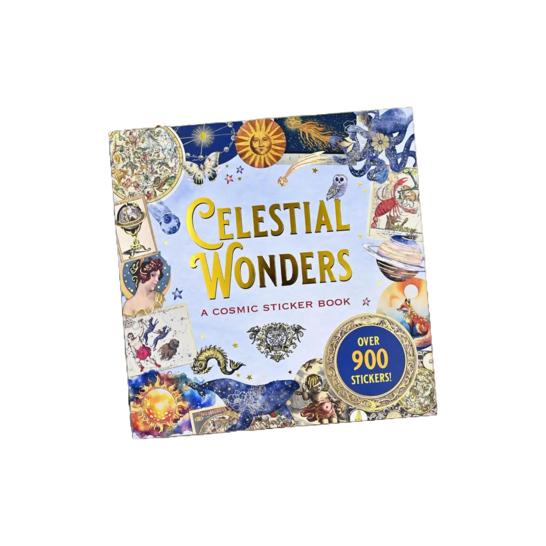 Celestial Wonders Sticker Book | Cosmic Planets Stars | Over 900 Mystical Stickers for Scrapbooking Journaling & Crafting
