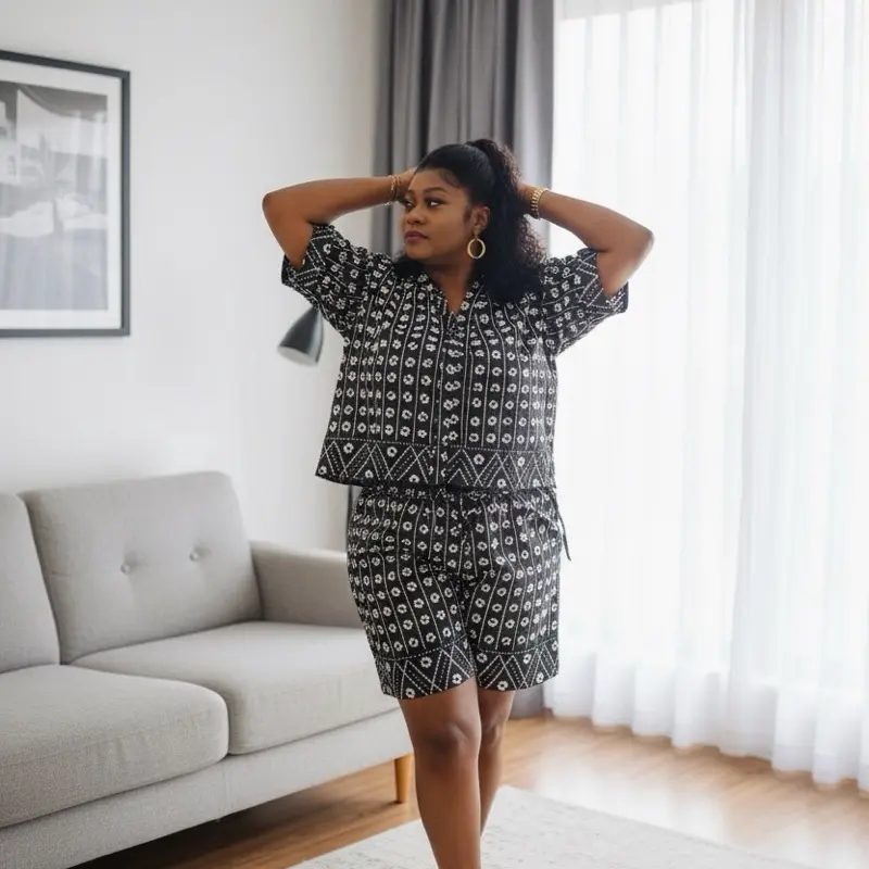 Ankara Tops and Short Knicker - Stylish Women's Short Set - TikTok