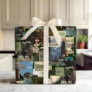 Noah Kahan Stick Season Wrapping Paper – Indie Folk Holiday Gift Wrap for Cozy Winter Gifting