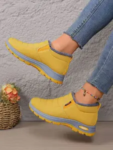 Women's Winter Fluffy Snow Boots, Multiple Colors Available, Comfortable Ankle Boots, Memory Foam, Warm Fashion Casual Outdoor Shoes