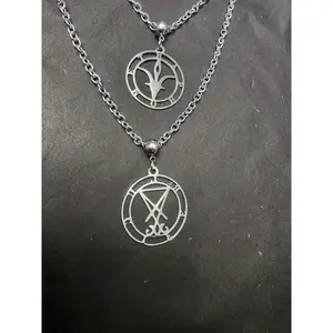 Baphomet and Lucifer necklace