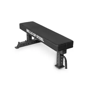 Powerlifting Flat Bench — 1000LB Capacity, 4" Thick Pad, Commercial Grade