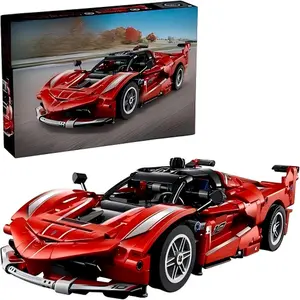 Sports Race Car Building Toy, Cool Racing Car Model for Play & Display, Ideal Birthday Gift