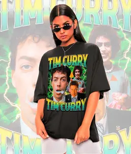 Retro Tim Curry Shirt - Tim Curry Tshirt,Tim Curry Sweatshirt,Tim Curry Hoodie,Tim Curry Sweater,Tim Curry Merch,Tim Curry T shirt Classic Cotton