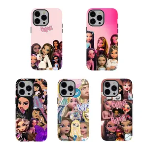 B-Bratz girl Phone Cases,Aesthetic Phone Case,stylish Phone Case,Compatible for iPhone 17 Pro Max 16 15 14 13 12 11 for Samsung S21 S22 S23 S24 S25,Shockproof Durable Design trending smartphone cover,Tough phone case ,for cool y2k girls,gift for fans