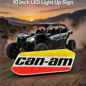 Can Am Motorsports LED Sign with USB Power Cord COB Technology Can-Am BRP Maverick General UTV