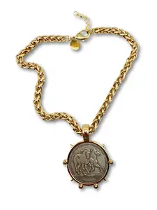 Wild Horses Pendant Necklace – Bold Statement Chain