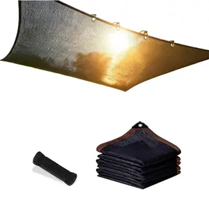 2 Pcs 90% Black Shade Cloth 10ft X 20ft/8ft X 16ft Sunblock Shade Net Mesh Shade Net with Taped Edge for Plant Cover Greenhouse Garden Flower Canopy And Sunshade Outdoor Canopy Shelter, gift