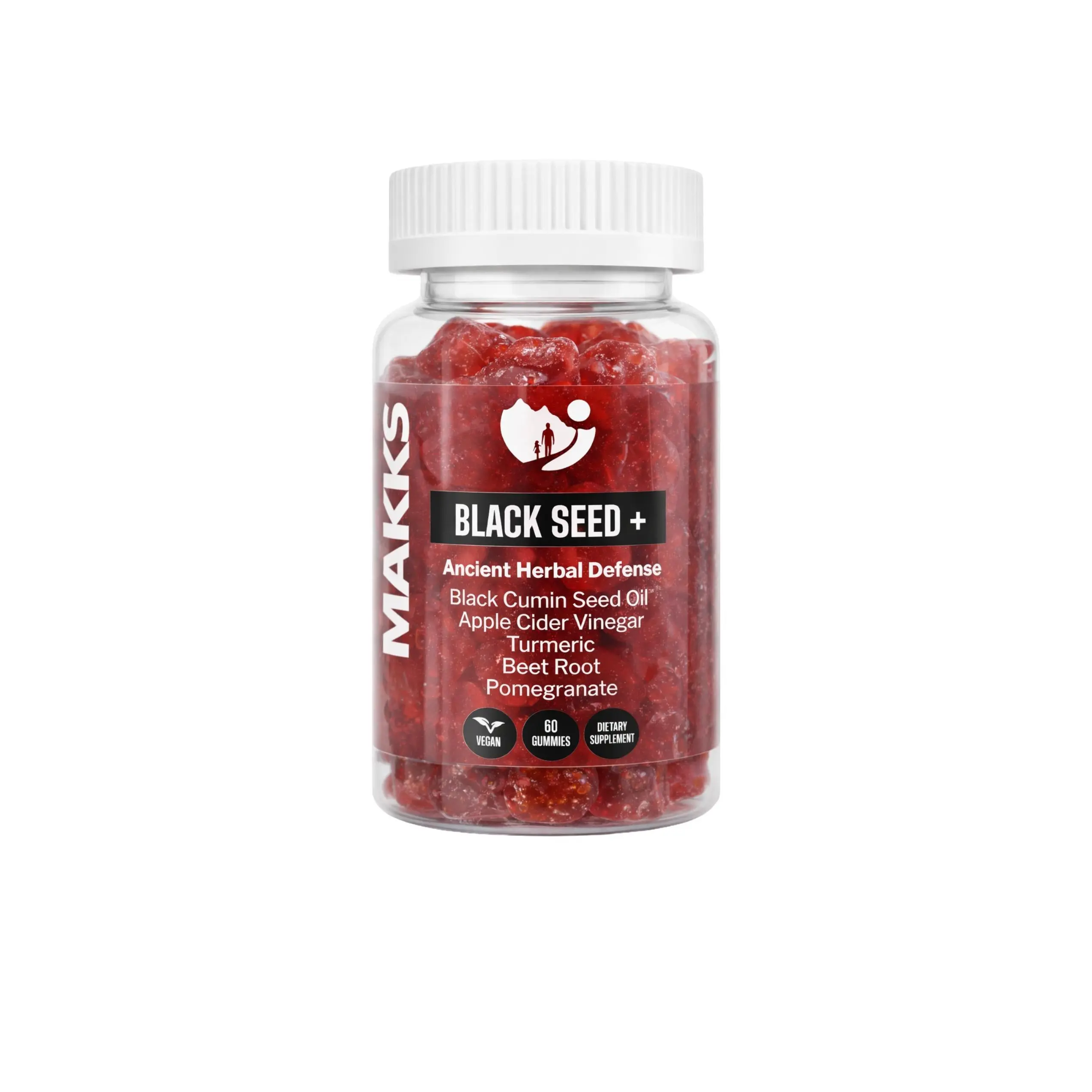 MAKKS Black Seed Gummies – Daily Wellness & Immune Support – 60 Count