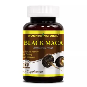Peru Black Maca 1500 mg 120 Caps Energizing Herb Rich in Saponins