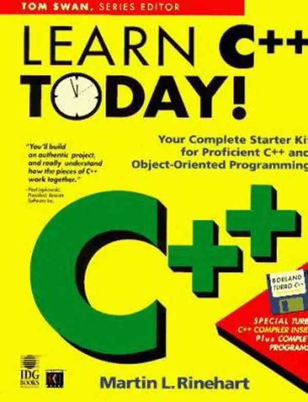 USED-Learn C++ Today! (Tom Swan Series) by Martin L. Rinehart (Paperback)