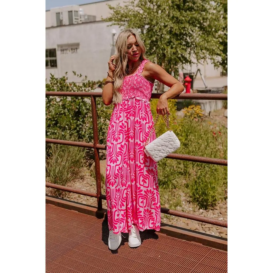 Trip Of A Lifetime Smocked Jumpsuit
