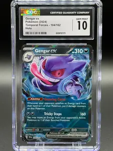 Pokemon TCG Gengar ex | Temporal Forces 104/162 | CGC Graded GEM MINT 10