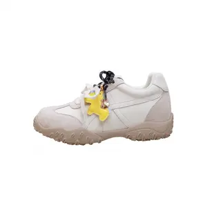 Get rich soon~ 8cm height-increasing 2026 spring crescent-shaped thick-soled sports casual shoes, women's German training shoes