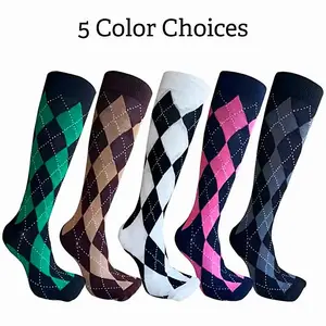 Argyle Socks from the Sock Panda (Knee High)