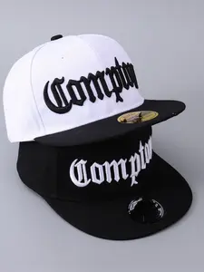 Men's Compton Baseball Cap, Korean Style Hip Hop Camo Hat, Premium Quality Cap, Fall Winter Party Birthday Gift, Casual Fitted Design