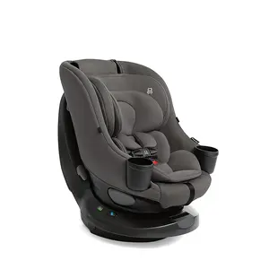 Spin 360 2-in-1 Rotating Convertible Car Seat with a 360 Spin and Easy Installation - Lower Anchor Attachment or Vehicle Belt Installation (Thunder)