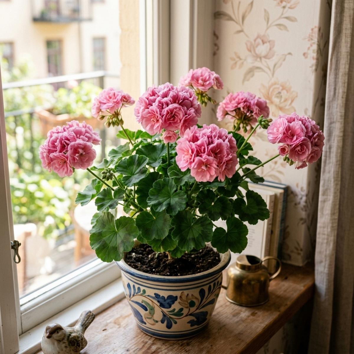 Rare Geranium Pelargonium Seeds for Garden Balcony Decoration Easy to Grow Flower Seeds Non-GMO Perennial Geranium Seeds for Home Gardening