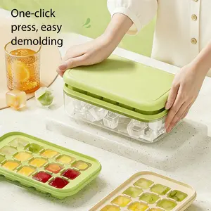 1pcs Ice Cube Mold, Fresh Cream Style Silicone Mould, Food Grade Safe Material, Easy Clean and Demold, Ideal for Summer Drinks, Coffee, Cocktails