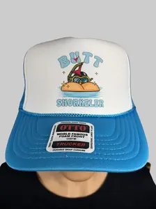 Butt Snorkler Snapback Hat Adjustable Foam Trucker Hat