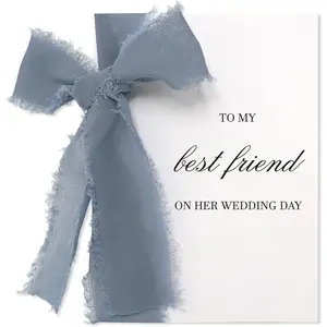 To My Best Friend on Her Wedding Day Card Letters to the Bride Wedding Day Card for Bride from Best Friend