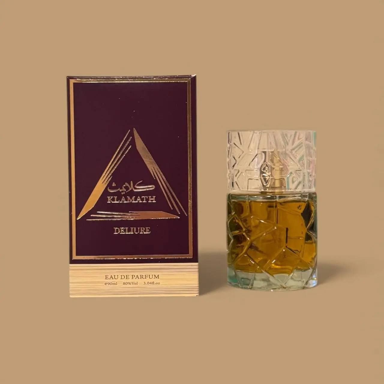 Klamath Deliure Men's Eau de Parfum (3.04oz/90ml) - Woody Warm Luxurious Fragrant Coffee-Flavored Men's Cologne with Coffee, Cardamom, Ginger, Vanilla Praline, Cinnamon, Benzoin, Vanilla Perfumes, Arabian Fragrance, Men's Colognes