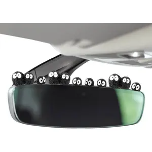 20counts Cute Soot Sprites - Car Decorations Interior, Mini Car Dashboard Decorations, Funny Gifts for Cute Car Mirror Interior Decors