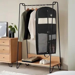 1pc Foldable Travel Garment Bag with Handles – Durable Suit Cover for Suits & Dresses