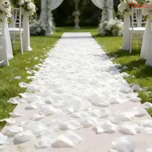 100Pcs Artificial Rose Petals, Fake Silk Flower Petals, Romantic Realistic Fadeless for Wedding Aisle, Marriage Proposal, Valentine's Day, Birthday Party, Table Centerpieces, Bridal Shower, Engagement, Anniversary, Home Hotel Party Decor