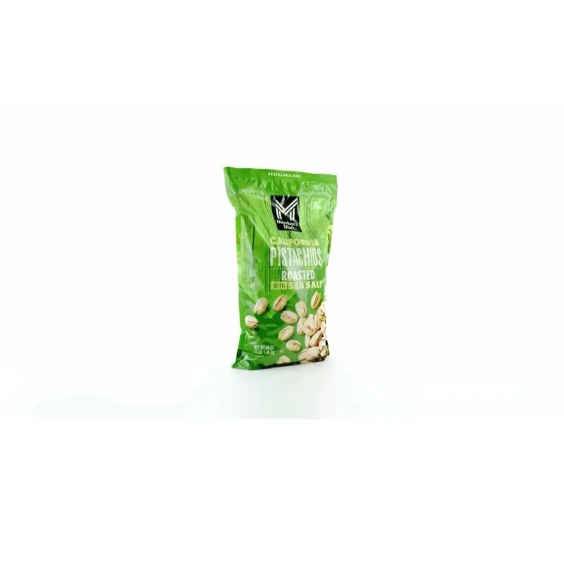Member's Mark Roasted & Salted Pistachios 48 oz Resealable Bag California Pistachios with Sea Salt 3 LB Snack