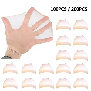 Ultra Thin Sheer HD Swiss Lace Stocking Cap For Weaves or Wigs (100 pieces/200 pieces)
