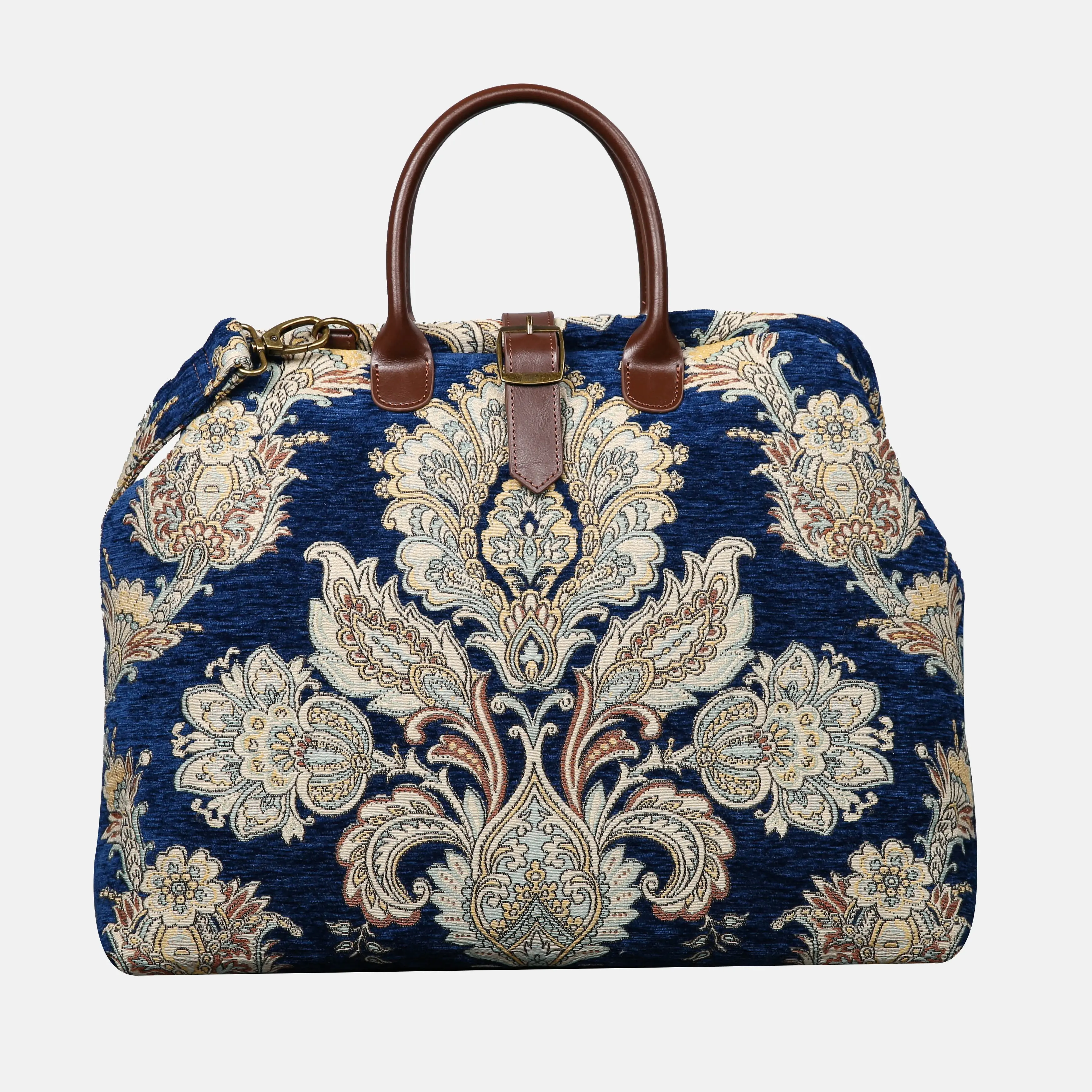 Damask Blue Mary Poppins Weekender