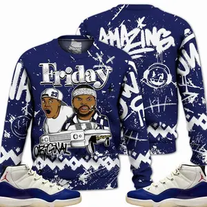 11 Rare Air Outfit, 2025 Retro Rare Air 11s Sweatshirt, Meme Friday Outfits Streetwear Unisex Sneaker Matching Shirts Clothes Fabric