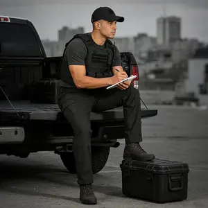 TBMPOY Men's Tactical Cargo Pants Ripstop Water Resistant Work Pants Lightweight Outdoor Hiking Construction Utility Pants with 10 Pockets