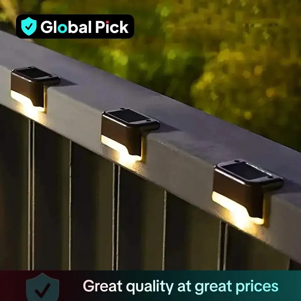 Solar Powered LED Light, Outdoor Waterproof LED Light, Waterproof Solar Step Light, Outdoor Garden Light For Deck Stairs Patio Yard, Solar LED Lights,