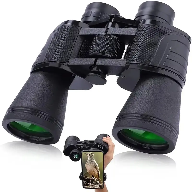 20x50 Professional high powered high definition Binoculars, High Power HD Optics, Fmc Multi-Layer Coating & Bak4 Prism, Ideal for Bird Watching, Camping, Hiking, Travel