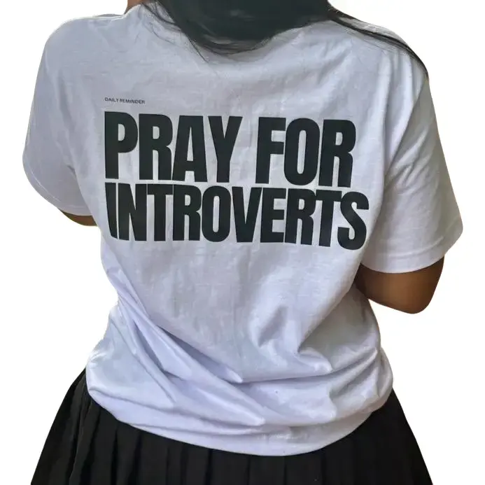 PRAY FOR INTROVERTS casual tee