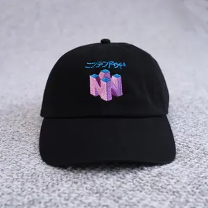 Embroidered N64 Vaporwave Retro Gaming Cap