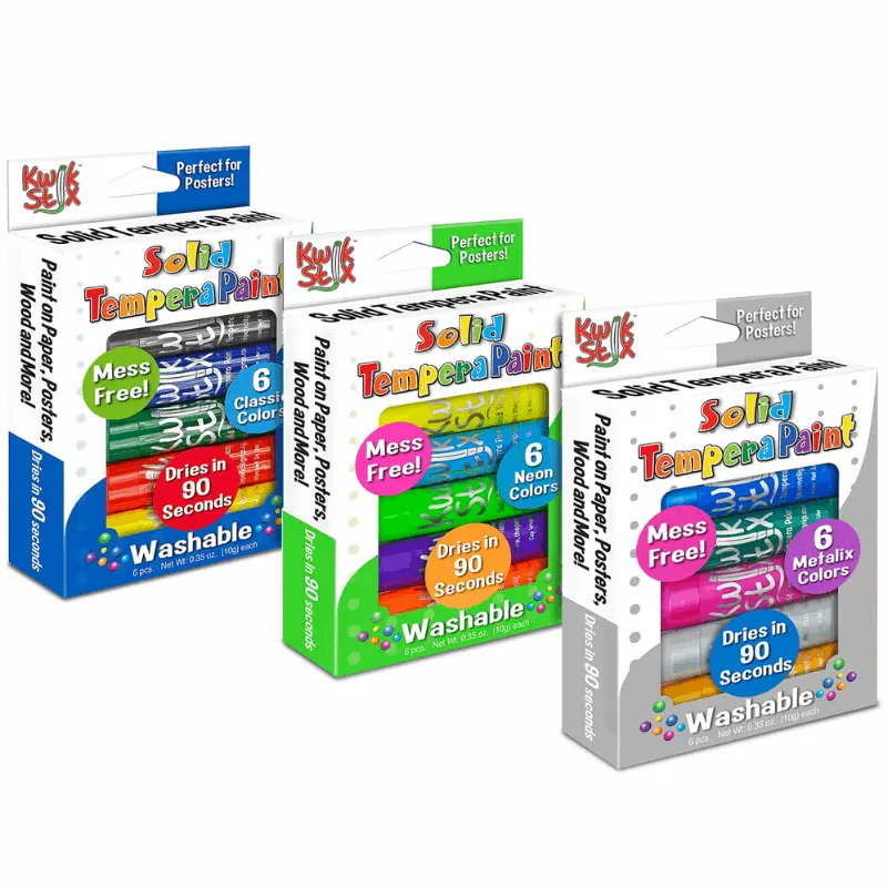 Kwik Stix Paint Sticks 6 Pack Bundle Kwik Stix Paint Sticks 6 Pack Bundle