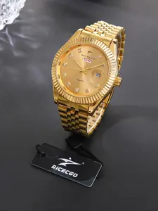 Men's Business Round Dial Analog Quartz Watch, Fashion Watch for Party, Daily Clothing Decor, Trendy All-match & Exquisite Watch for Birthday Gift with Box, Quartz Wristwatch