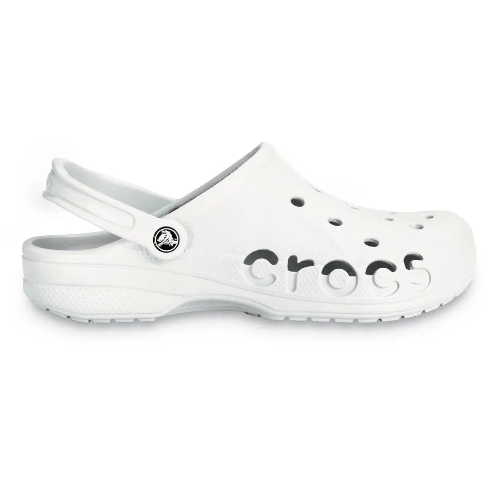 Crocs Adult Baya Clogs - White M6/W8 Crocs Adult Baya Clogs - White M6/W8