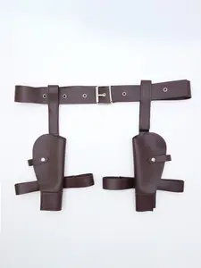 Tomb Raider Lara Croft Police Gun Holster, Western Cowboy Belt Cosplay Role Play Props Accessories, Cross-Border Costume Accessory