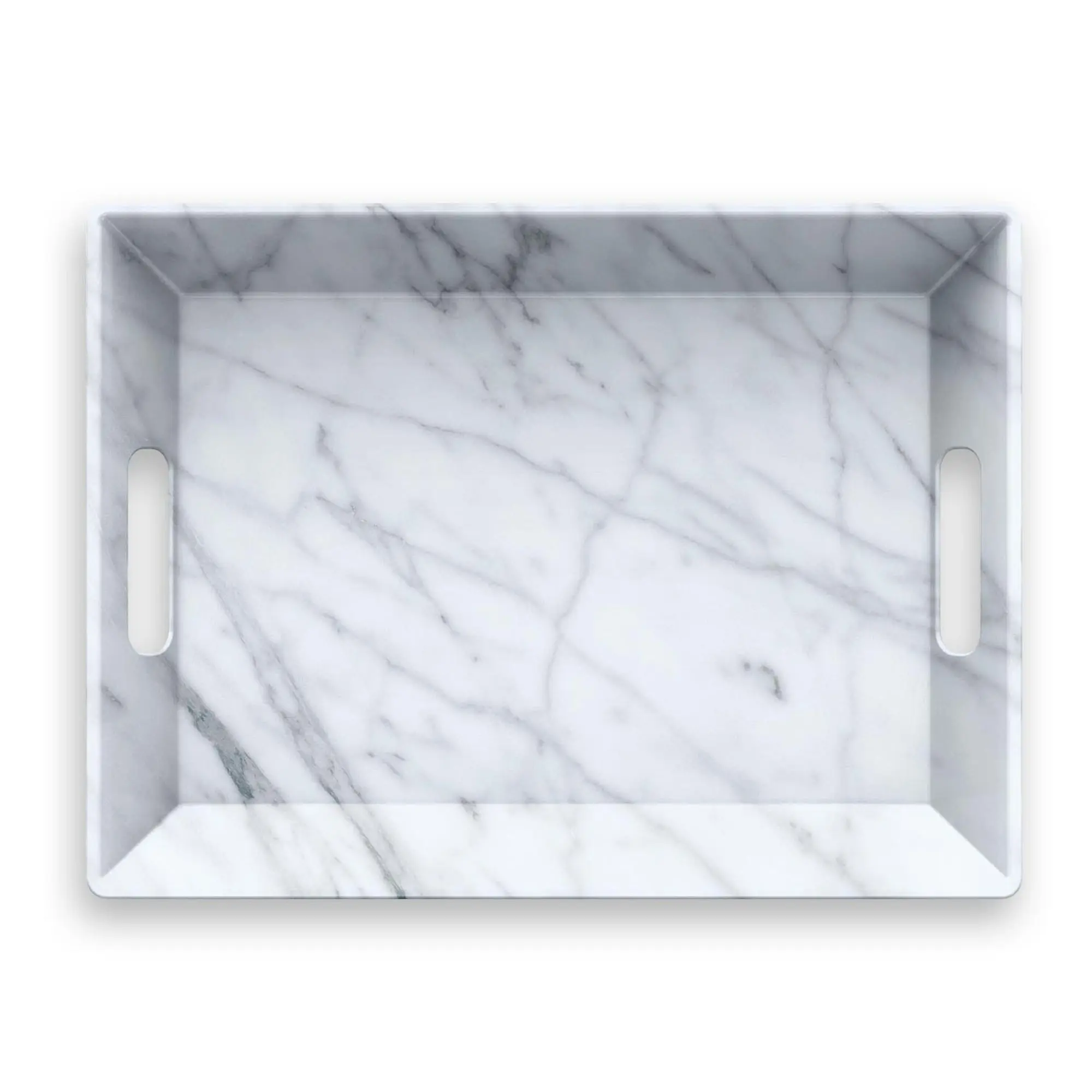Carrara Melamine Serving Tray