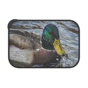 Mallard Duck Photo Bento Box | PLA Lunchbox with Band and Utensils