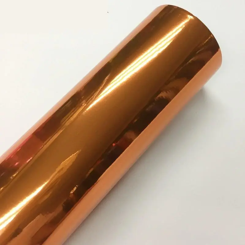 Gloss Metallic Electroplated Mirror Car Wrapping Film, Automotive Vinyl Packaging, Self Adhesive Waterproof Scratch Resistant Car Protective Film