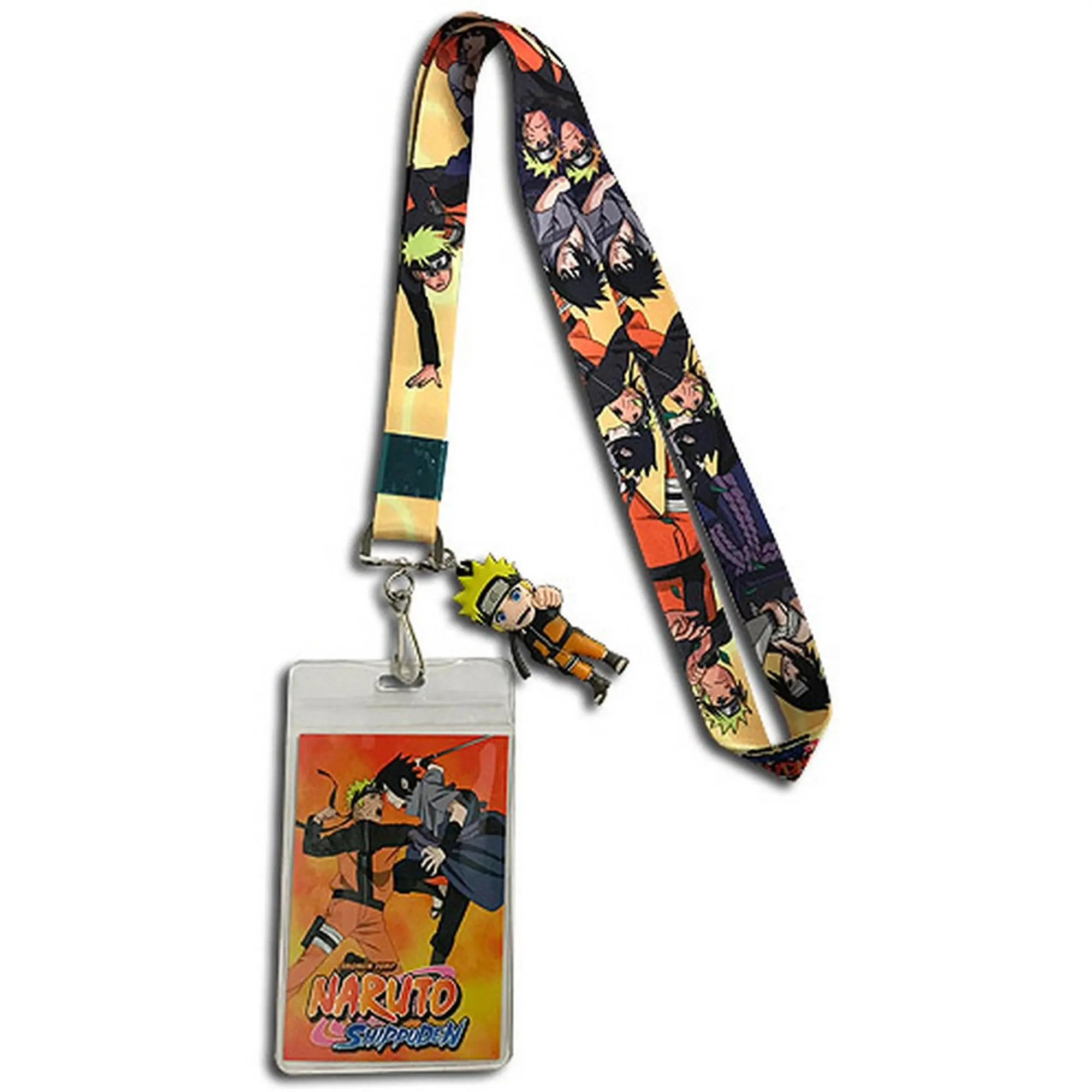 Naruto Shippuden - Naruto Uzumaki Sasuke Uchiha Pattern Lanyard